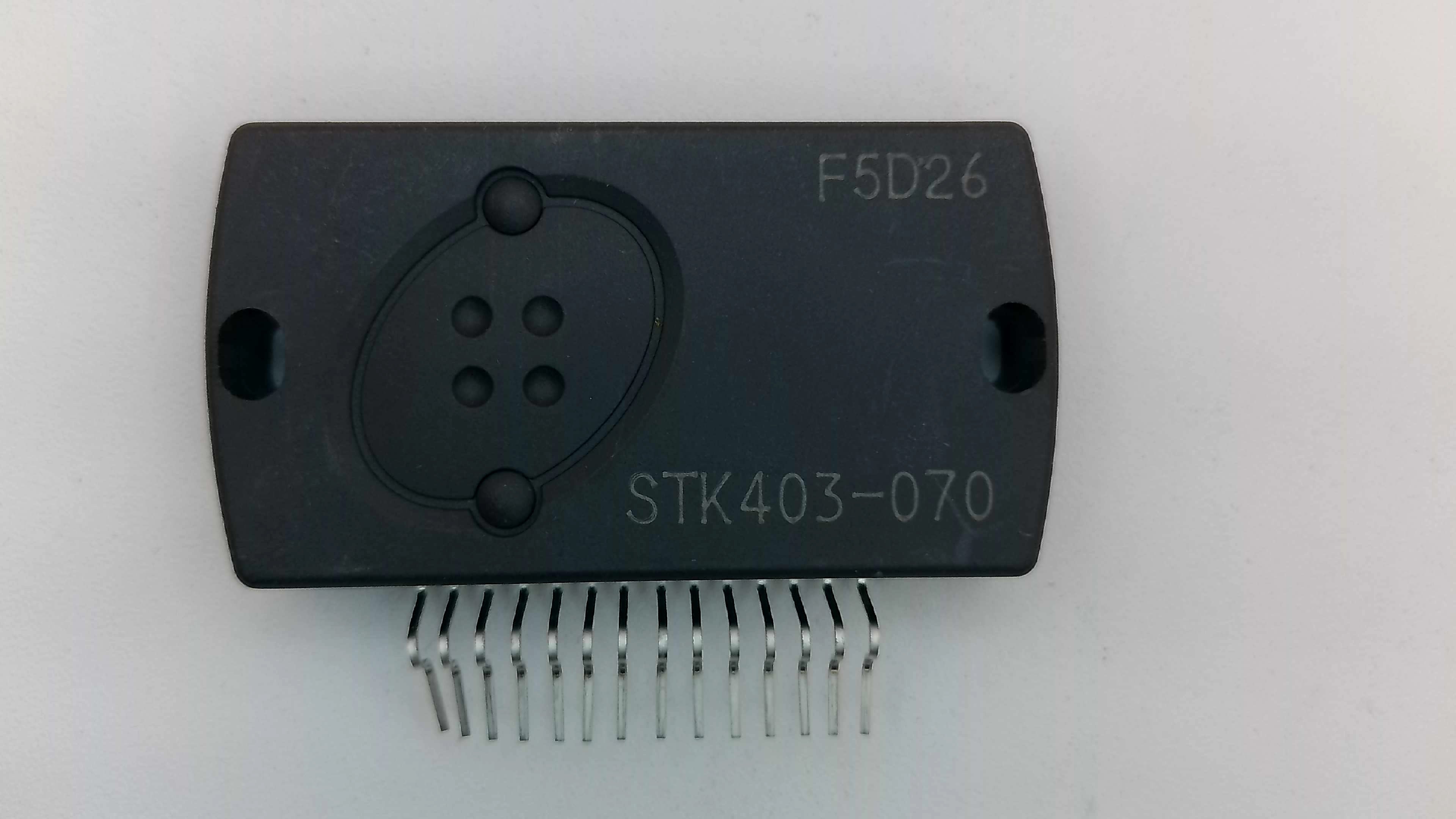 STK403-070 Thick-Film Hybrid IC - 2-Channel Class-AB Audio Power Amplifier