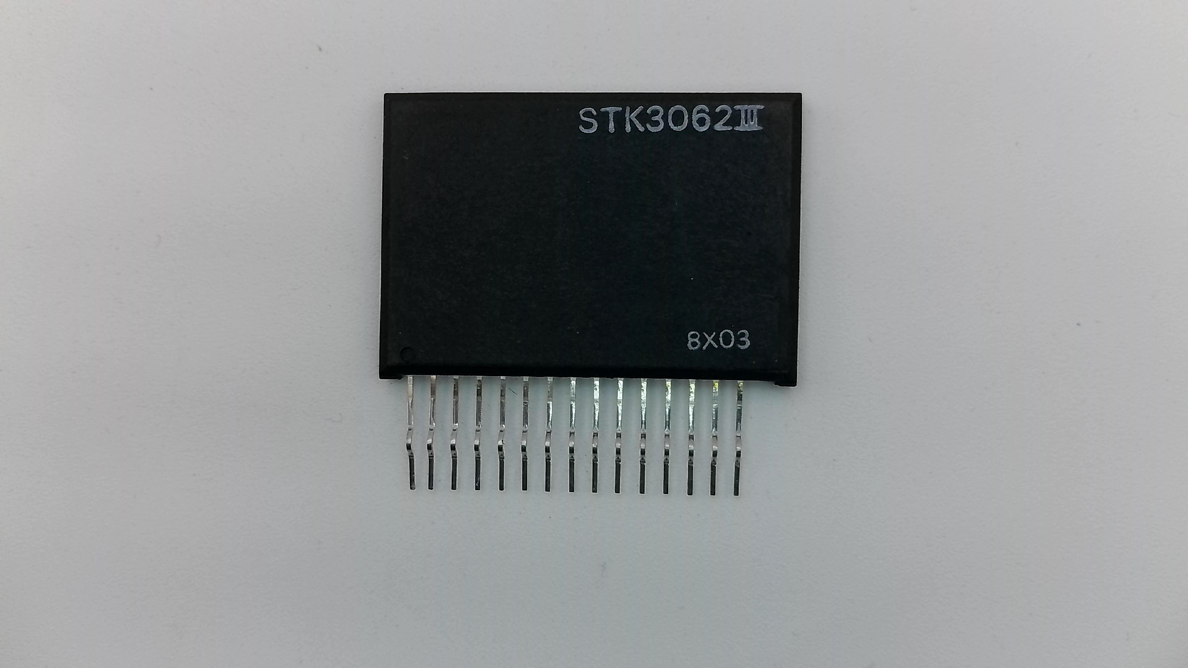 STK3062III Thick-Film Hybrid IC - 2-Channel Audio Voltage Amplifier