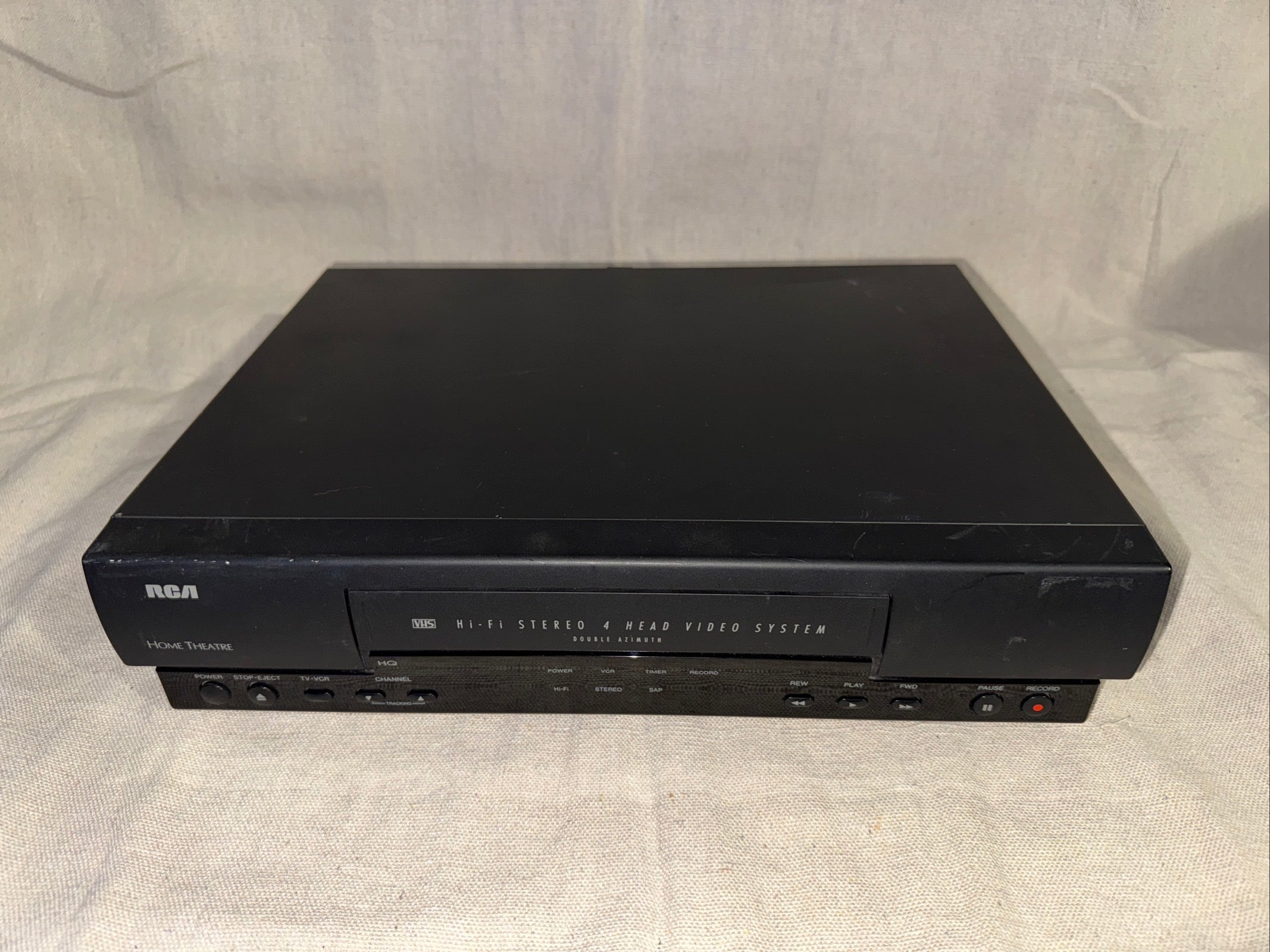 Serviced RCA VR606HF VCR VHS Recorder Player in excellent condition, fully functional and ready for use.