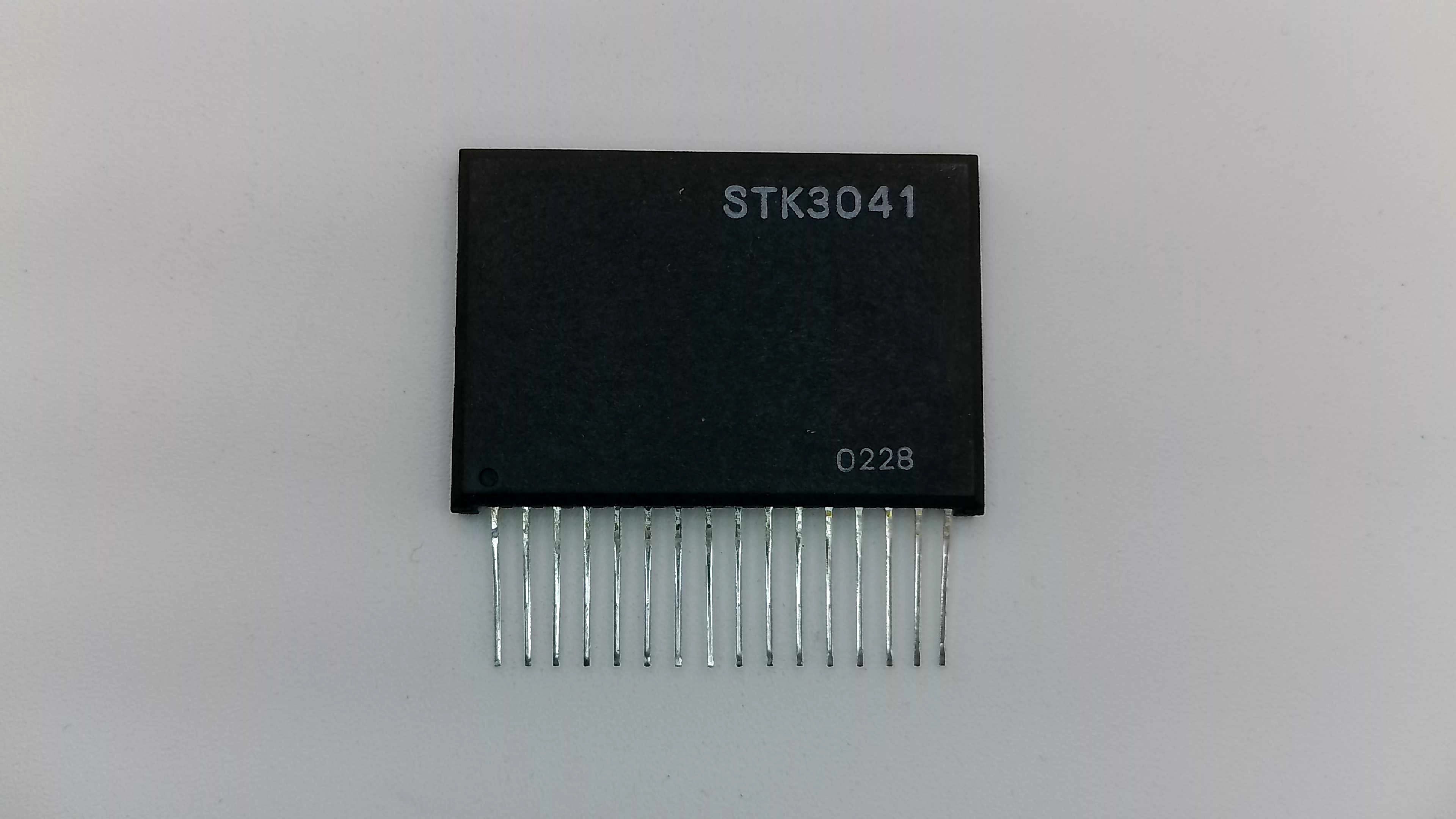 STK3041 Thick-Film Hybrid IC - 2-Channel Audio Voltage Amplifier