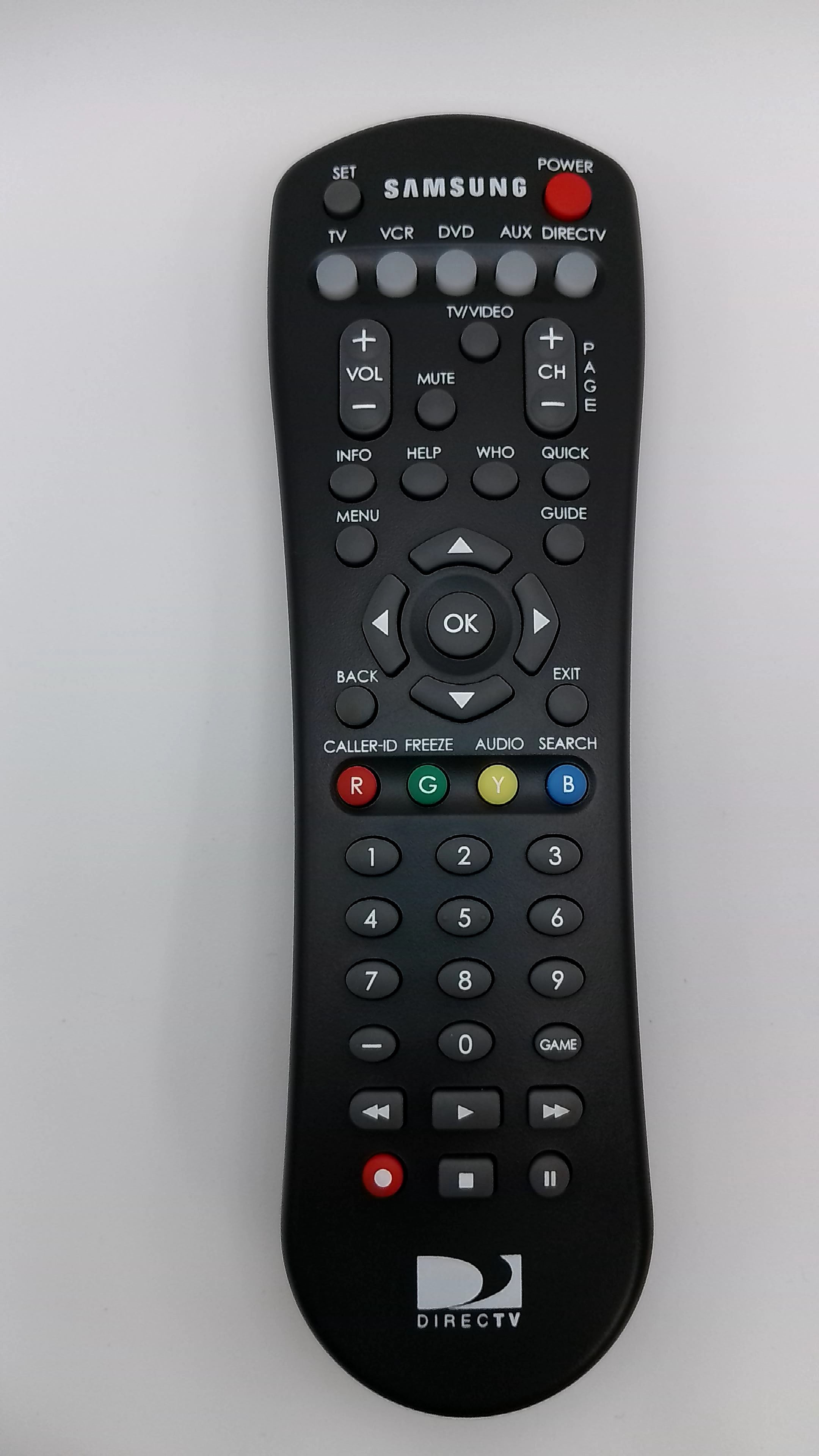 Genuine Samsung DirecTV RS-105N Satellite Remote Control