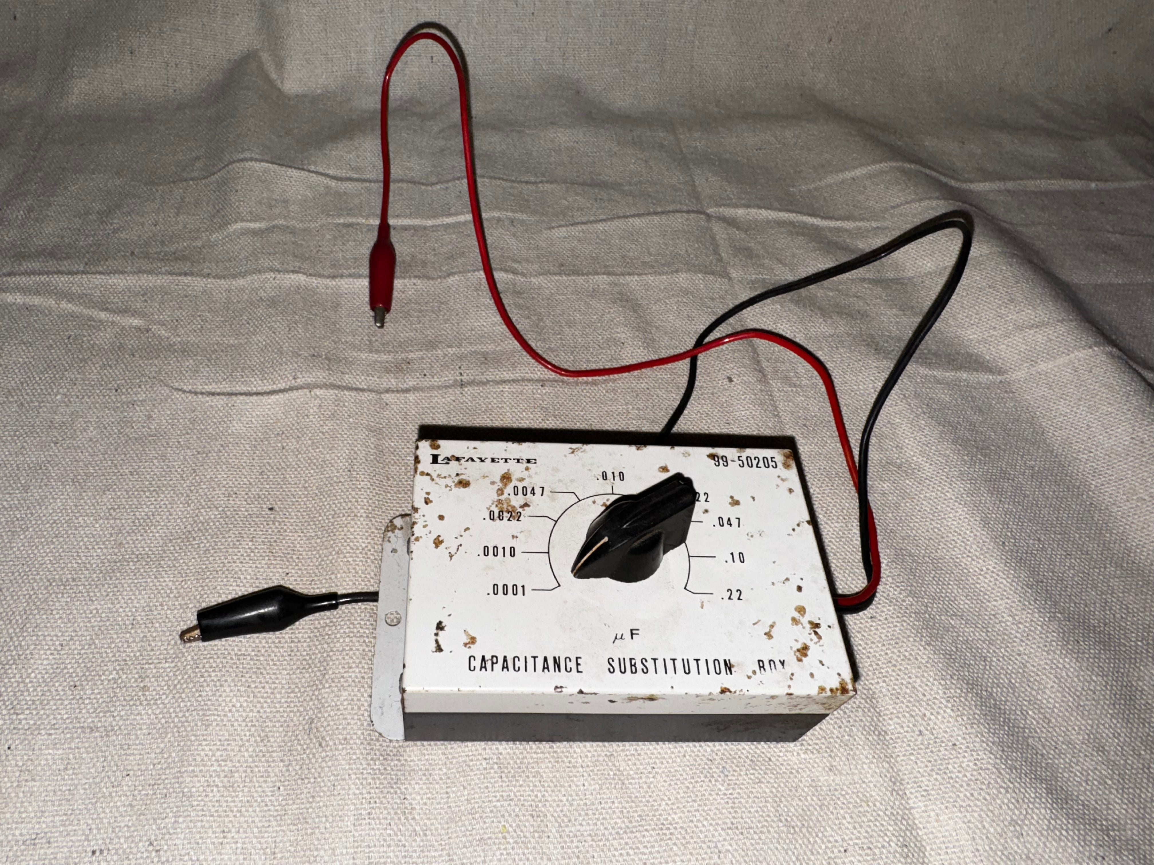 Lafeyette 99-50205 Capacitor Substitution Box
