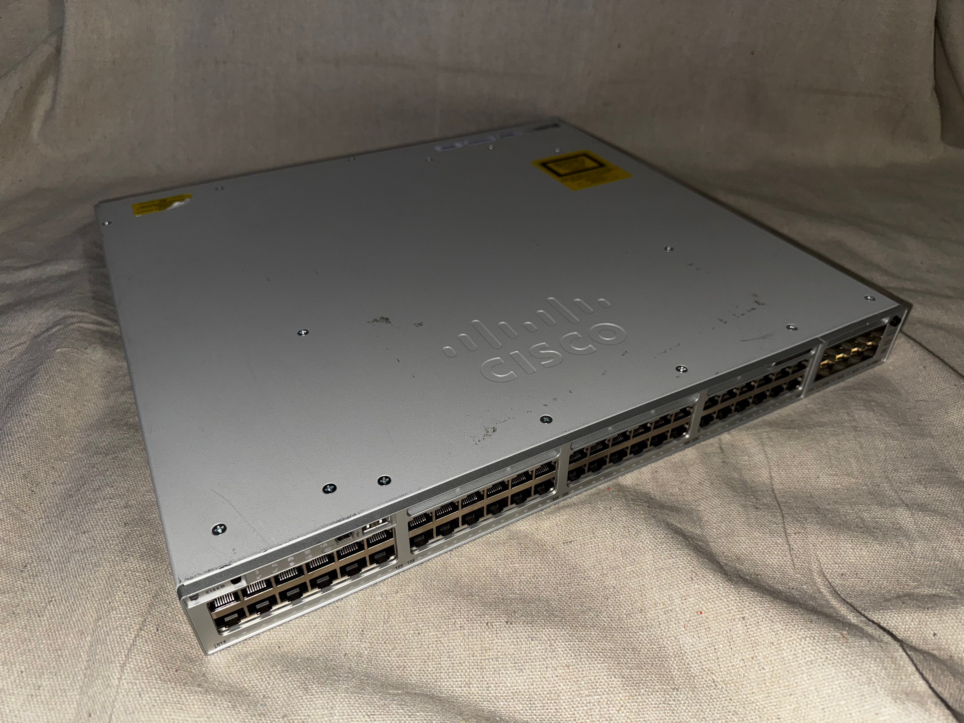 Cisco Catalyst 9300-48P Switch with C9300-NM-8X Network Module & Dual PSU PWR-C11-715WAC