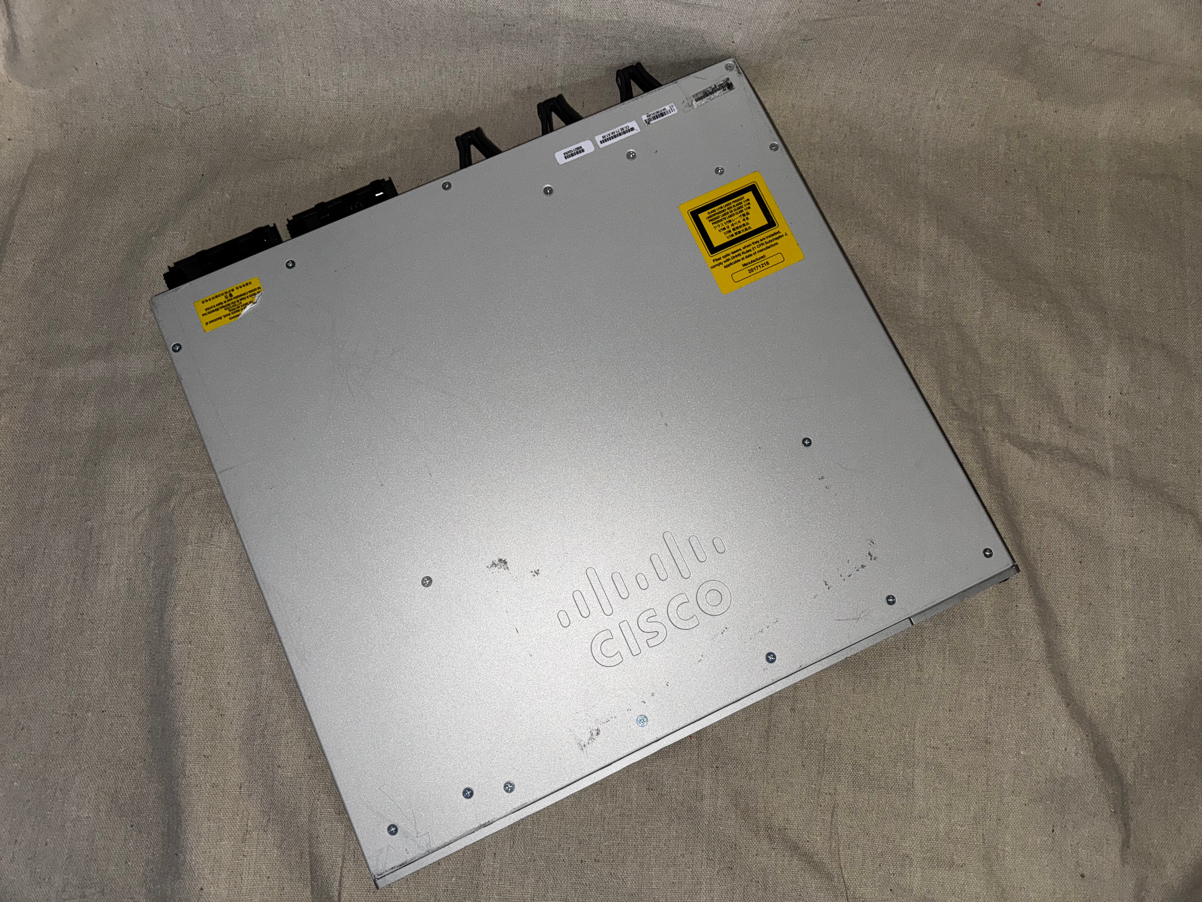 Cisco Catalyst 9300-48P Switch with C9300-NM-8X Network Module & Dual PSU PWR-C11-715WAC