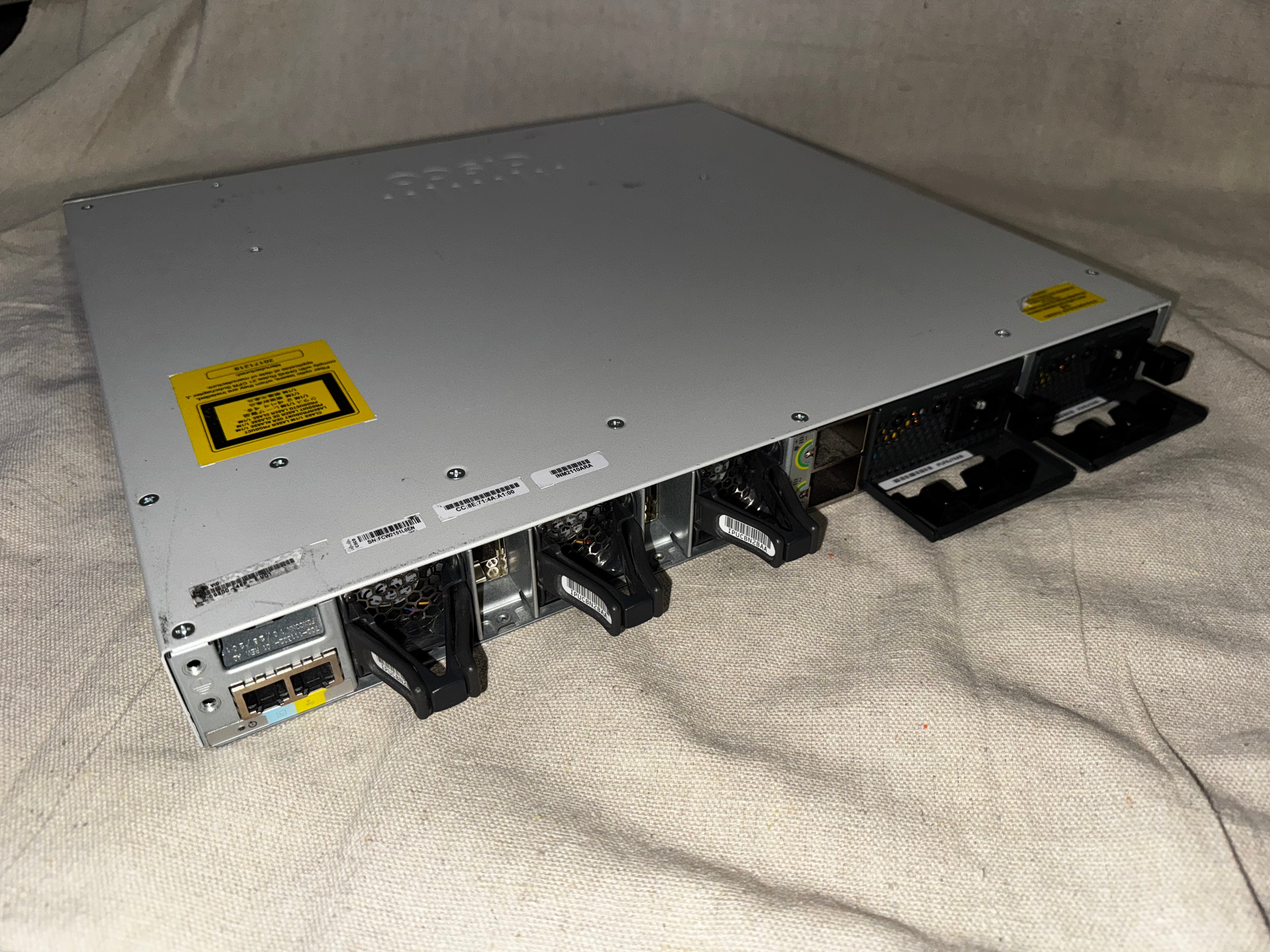 Cisco Catalyst 9300-48P Switch with C9300-NM-8X Network Module & Dual PSU PWR-C11-715WAC