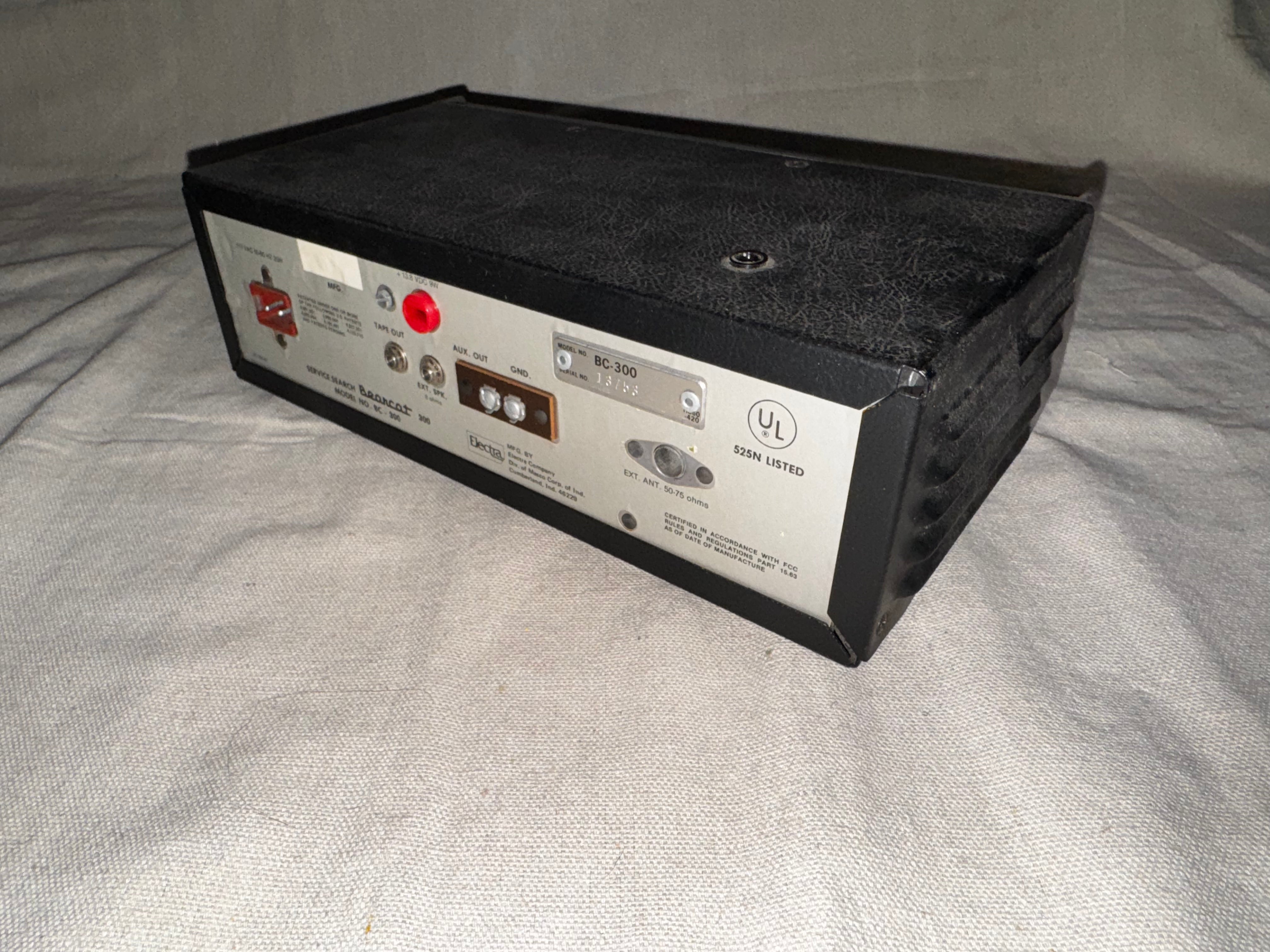 Bearcat BC-300 50ch Programmable Mobile Base Scanner Radio