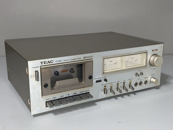 Serviced Teac CX-350 Vintage Cassette Deck