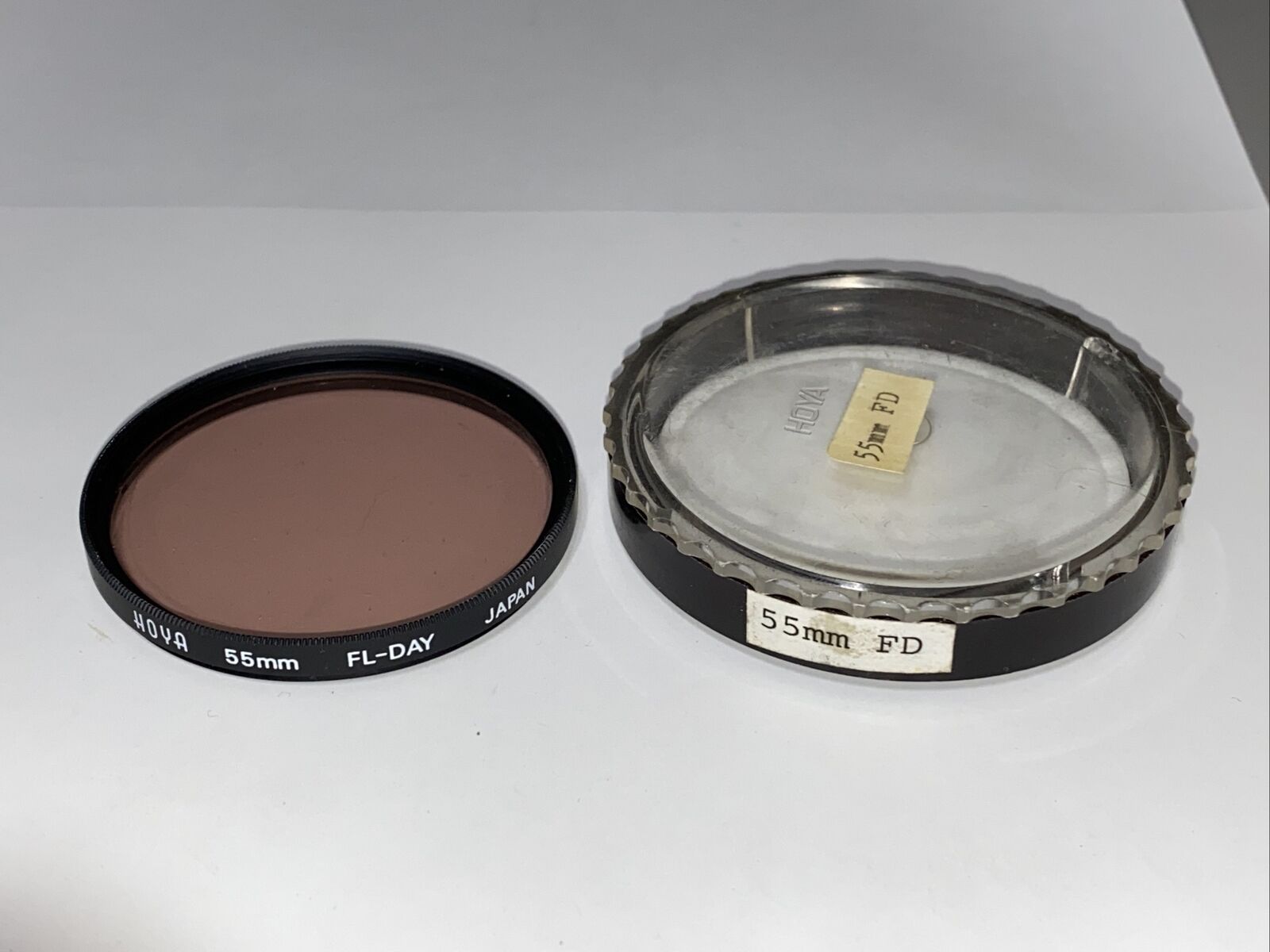 Hoya 55 mm FL-Day Screw-In Filter with Case and Box Made in Japan (S-108)