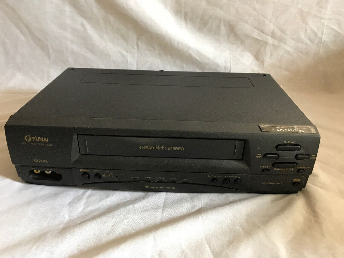 Funai F260LA VHS Player Recorder VCR TESTED WORKING Great For Home Mov