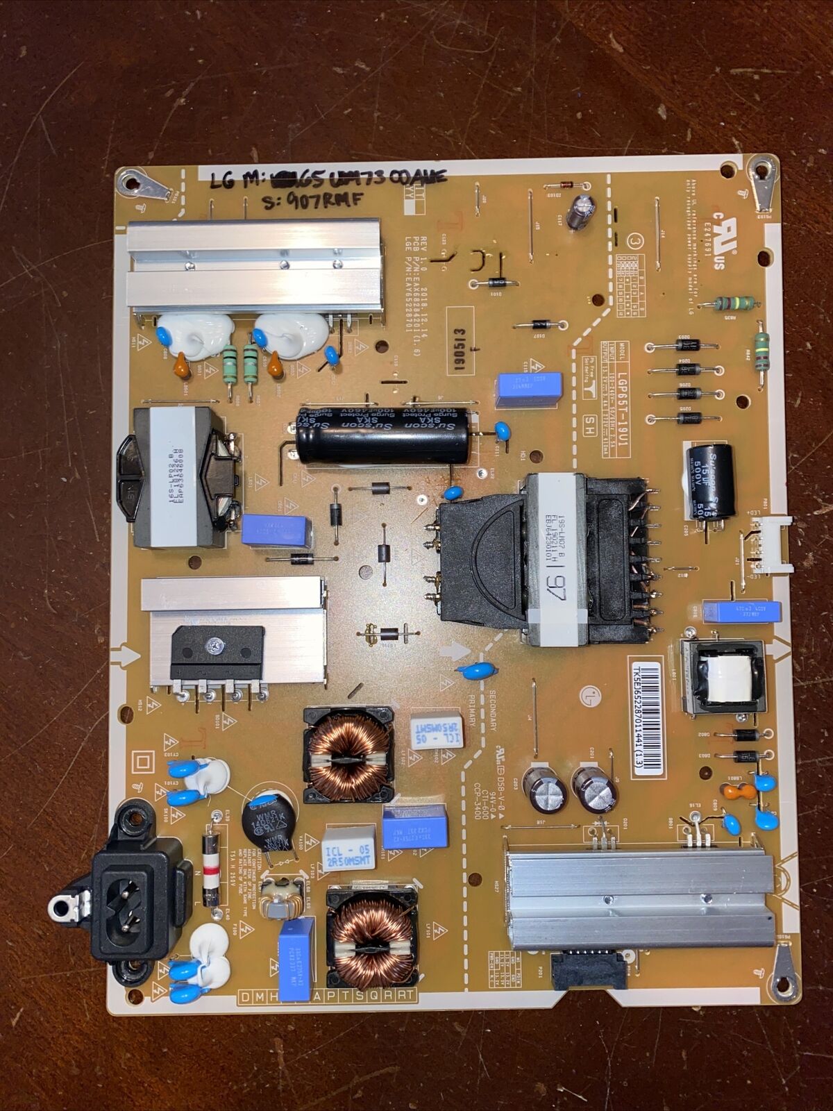 LG 65UM7300AUE Power Supply Board EAY65228701