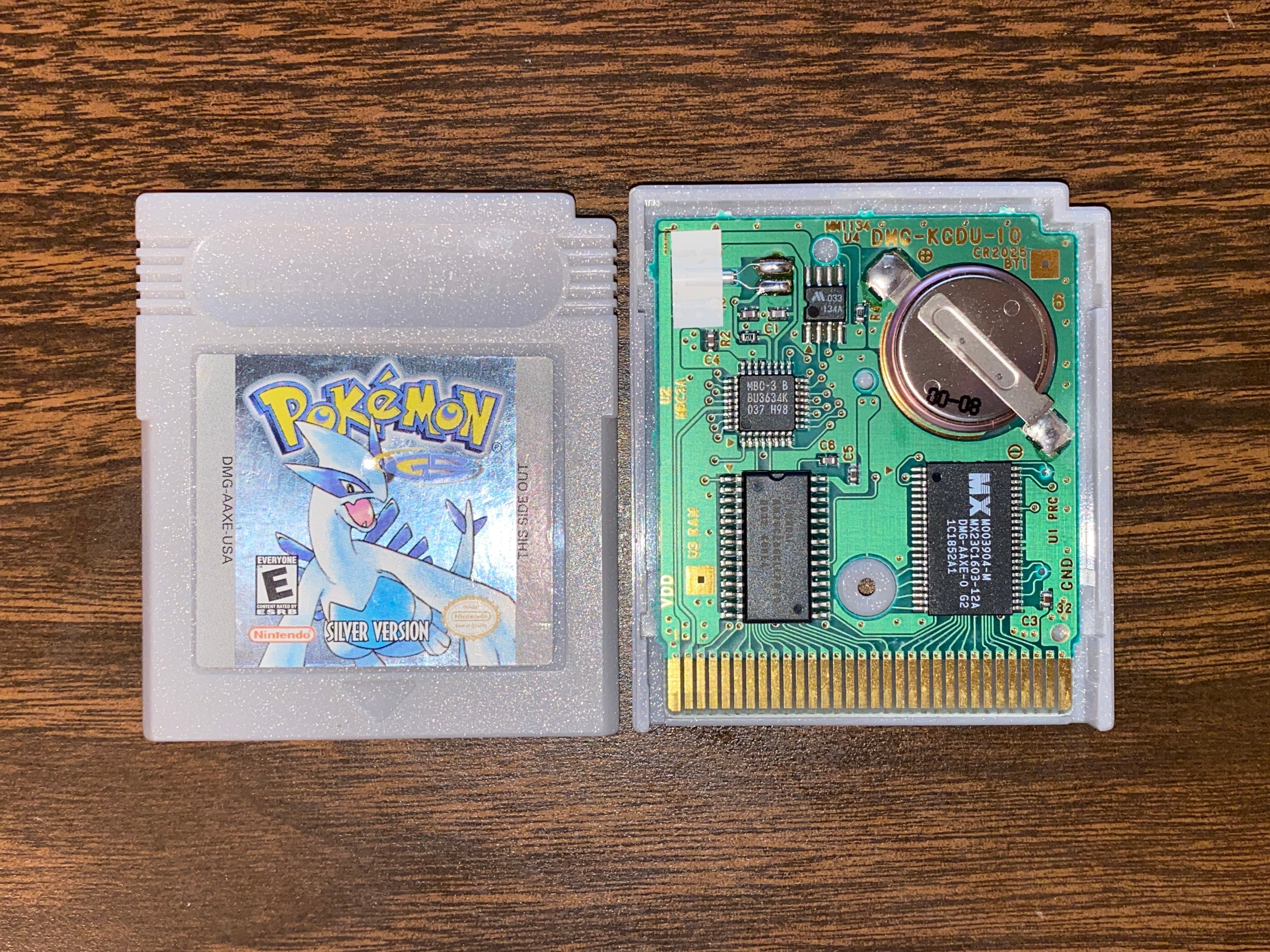 Vintage Game Cartridge Battery Replacement Service for Pokémon game cartridge and battery components