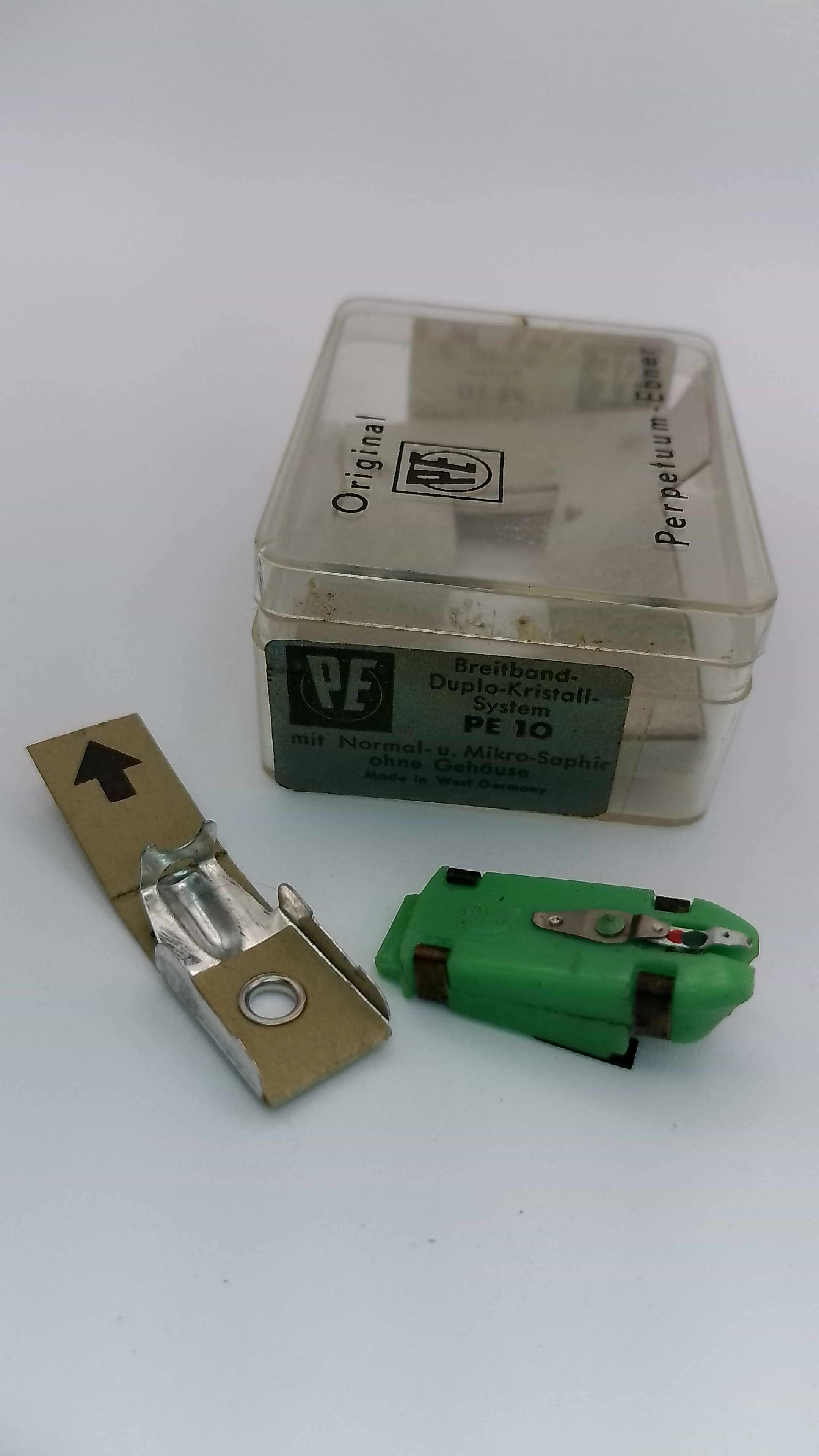 Rare Vintage Perpetuum-Ebner PE-10 Mono Turn-Over Phono Cartridge