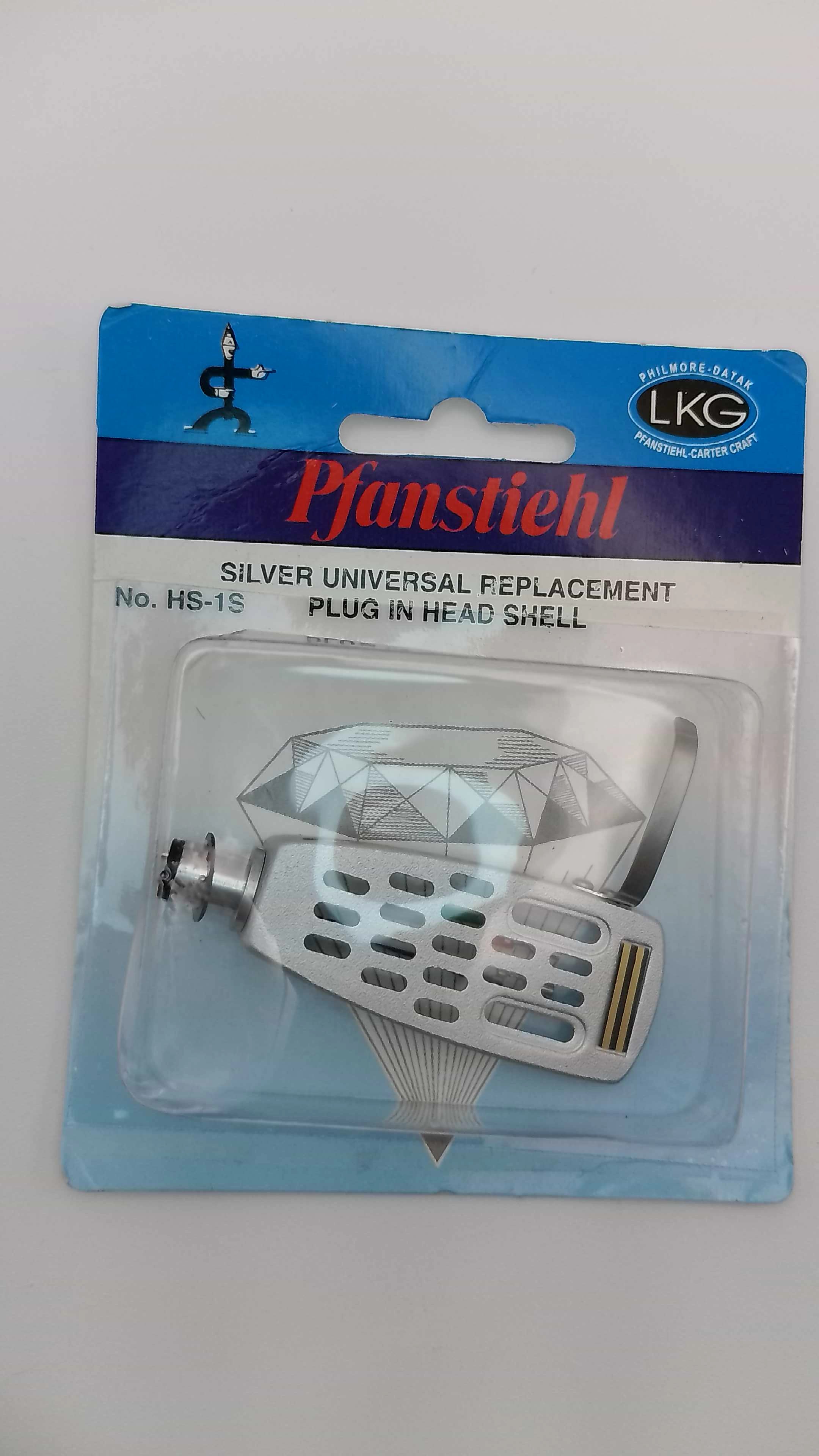 Pfanstiehl HS-1S Silver Universal Replacement Plug-In Headshell
