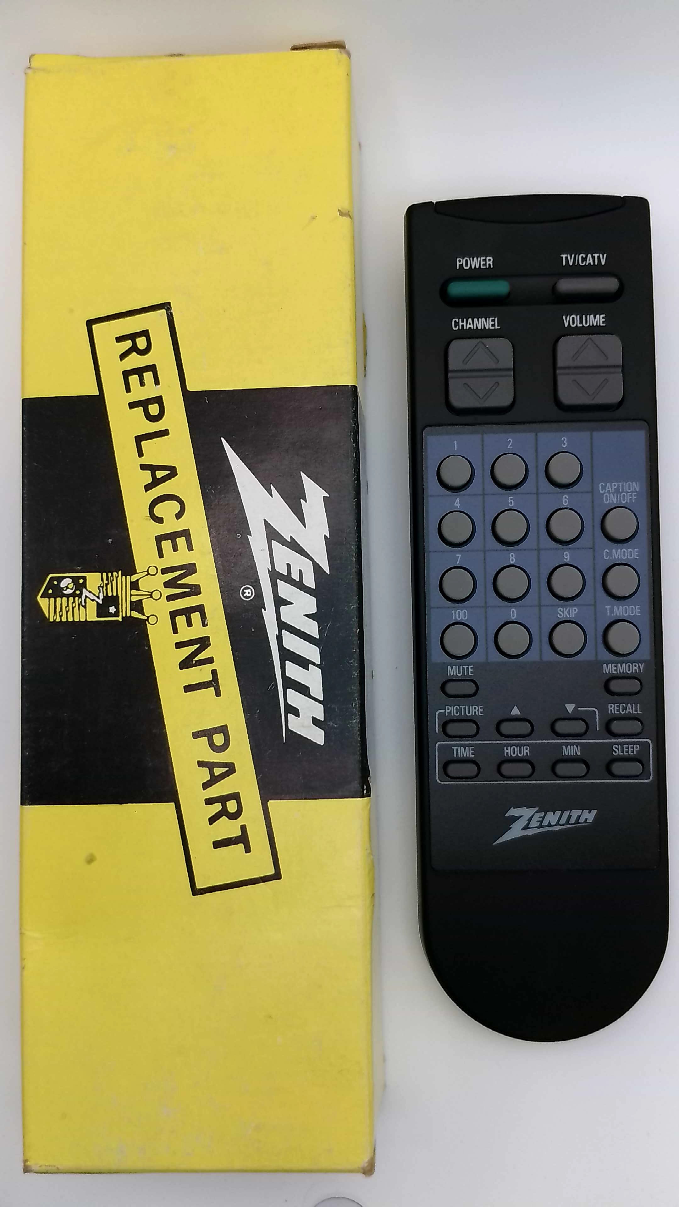 Genuine Zenith 924-10004 OEM TV/VCR Combo Remote Control