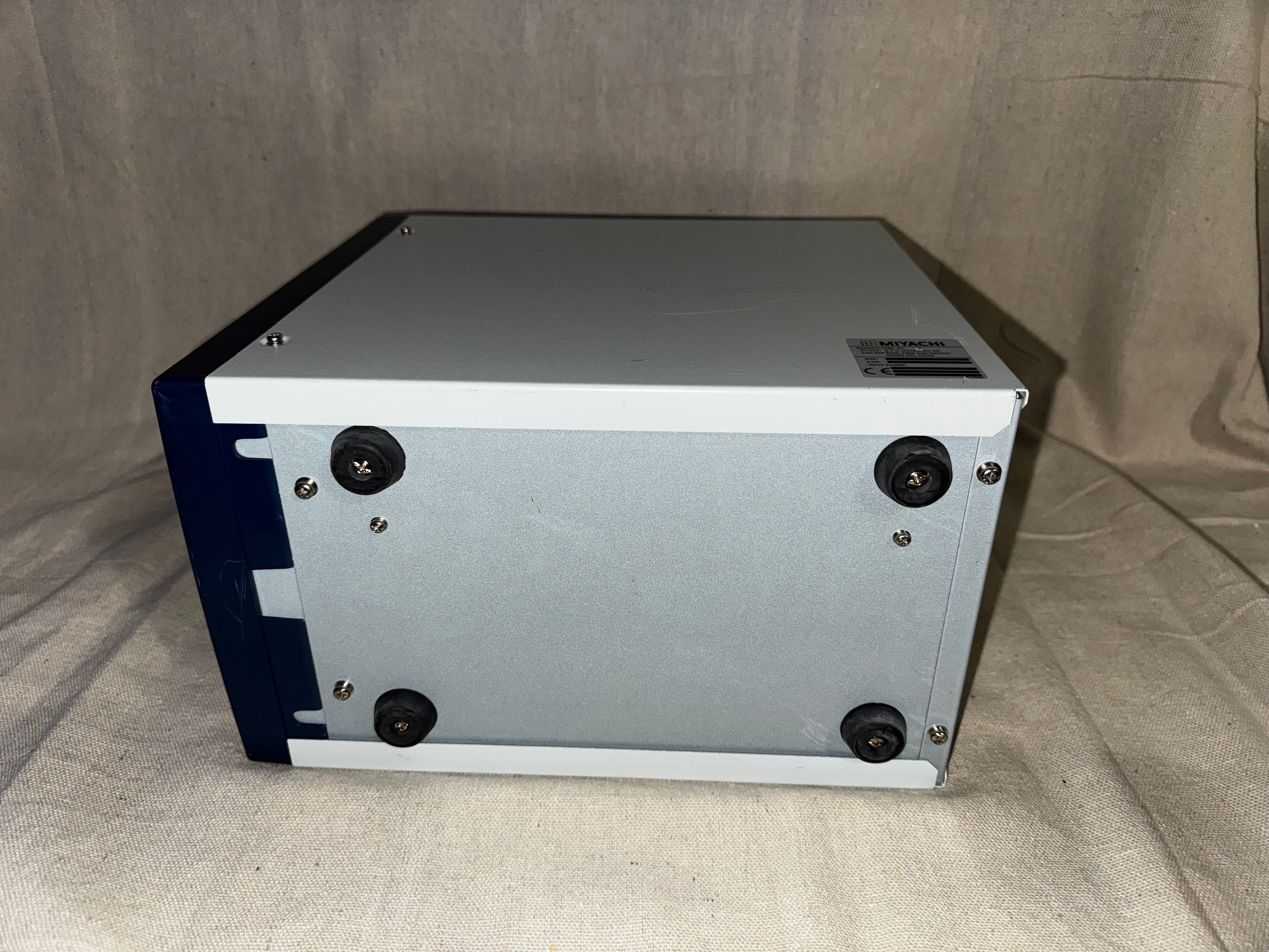 Miyachi MM-370B Weld Checker back view showing mounting screws and design features.