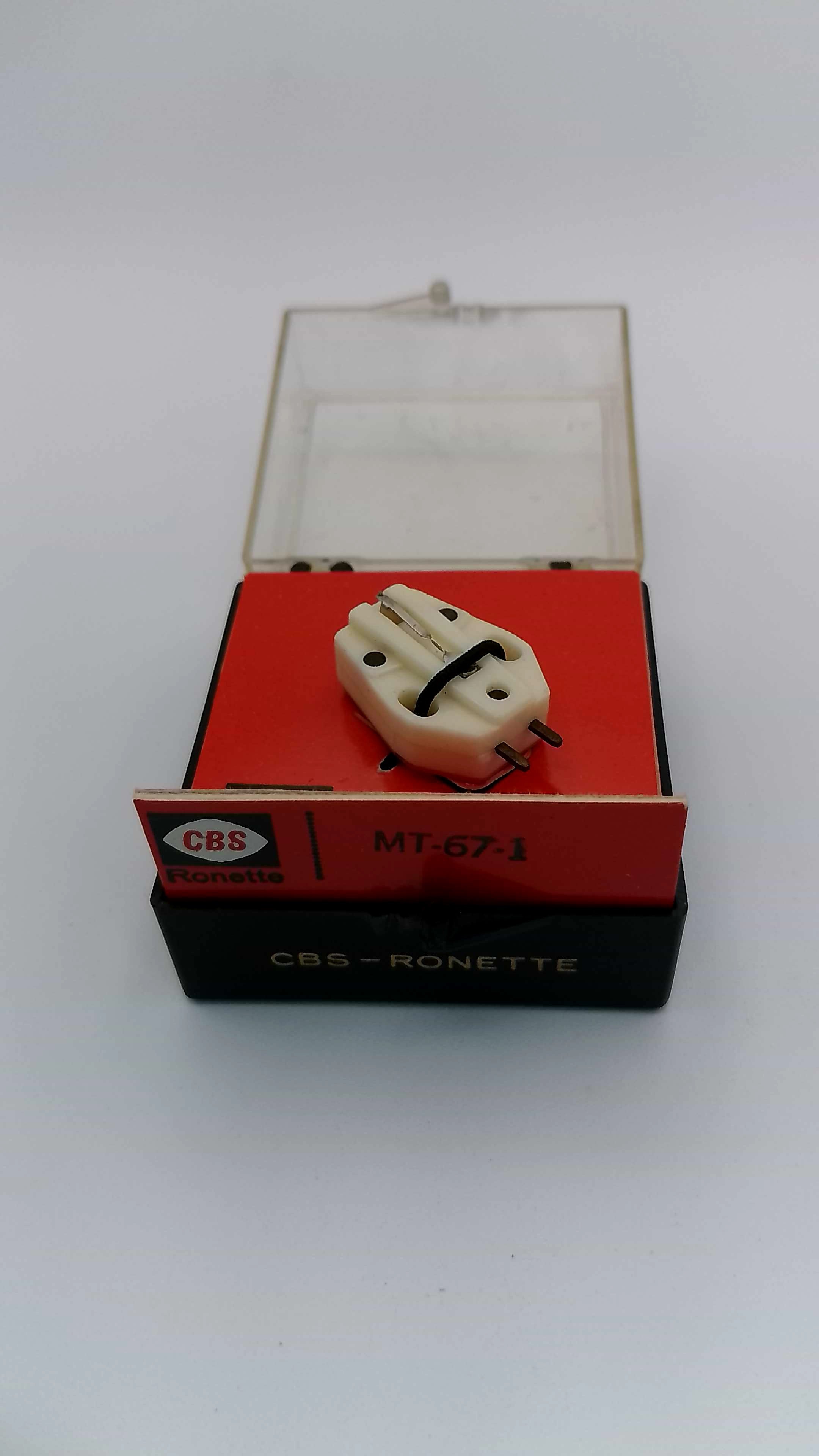 Rare Vintage CBS Ronette MT-67-1 Mono Crystal Turnover Phono Cartridge