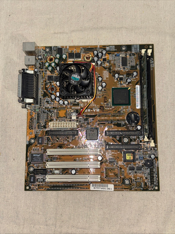 Asus MEW-VM Motherboard with Intel Celeron SL3A2 and 8Mx64 SDRAM