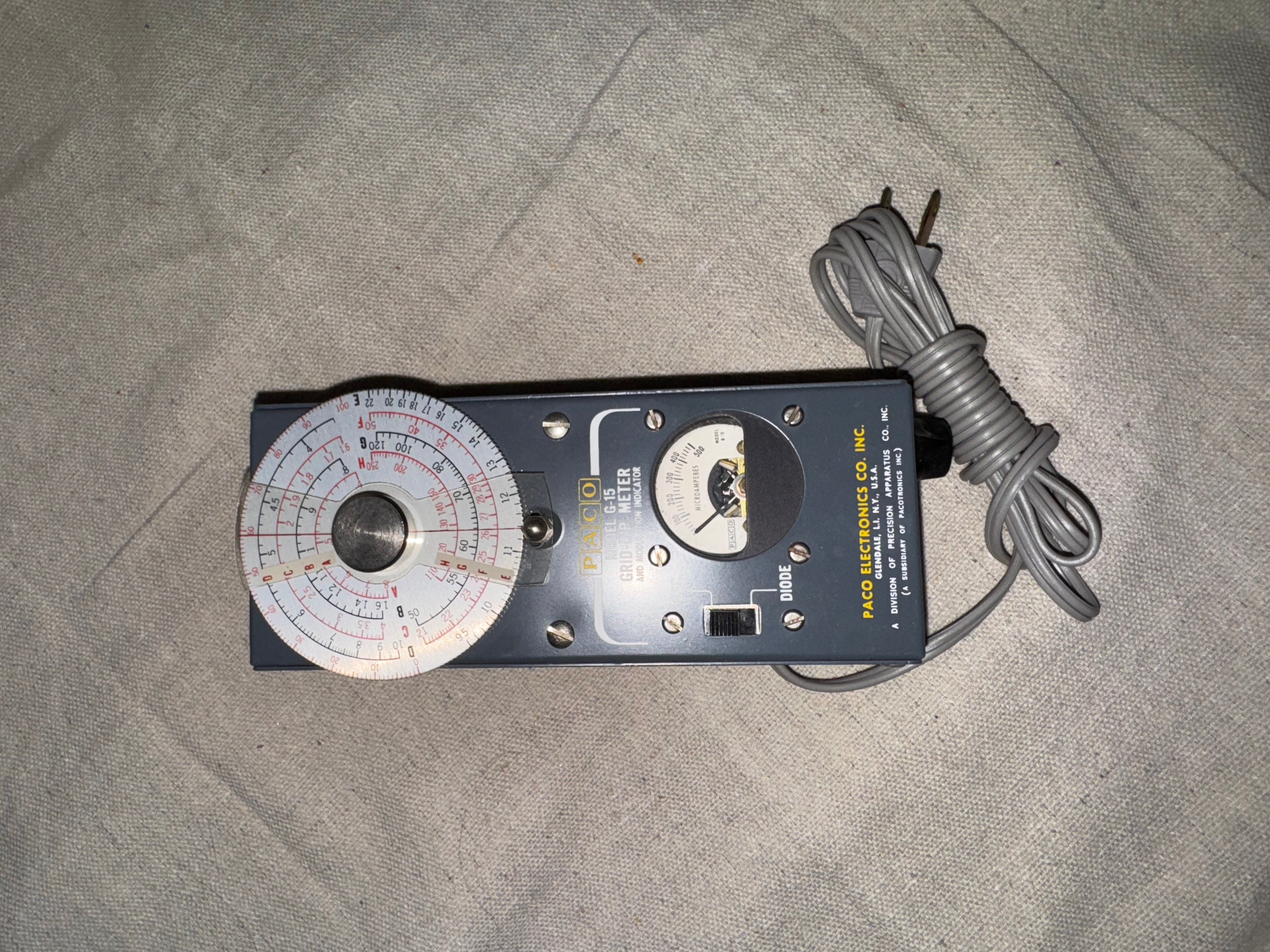 Paco Model G-15 Grid-Dip Meter