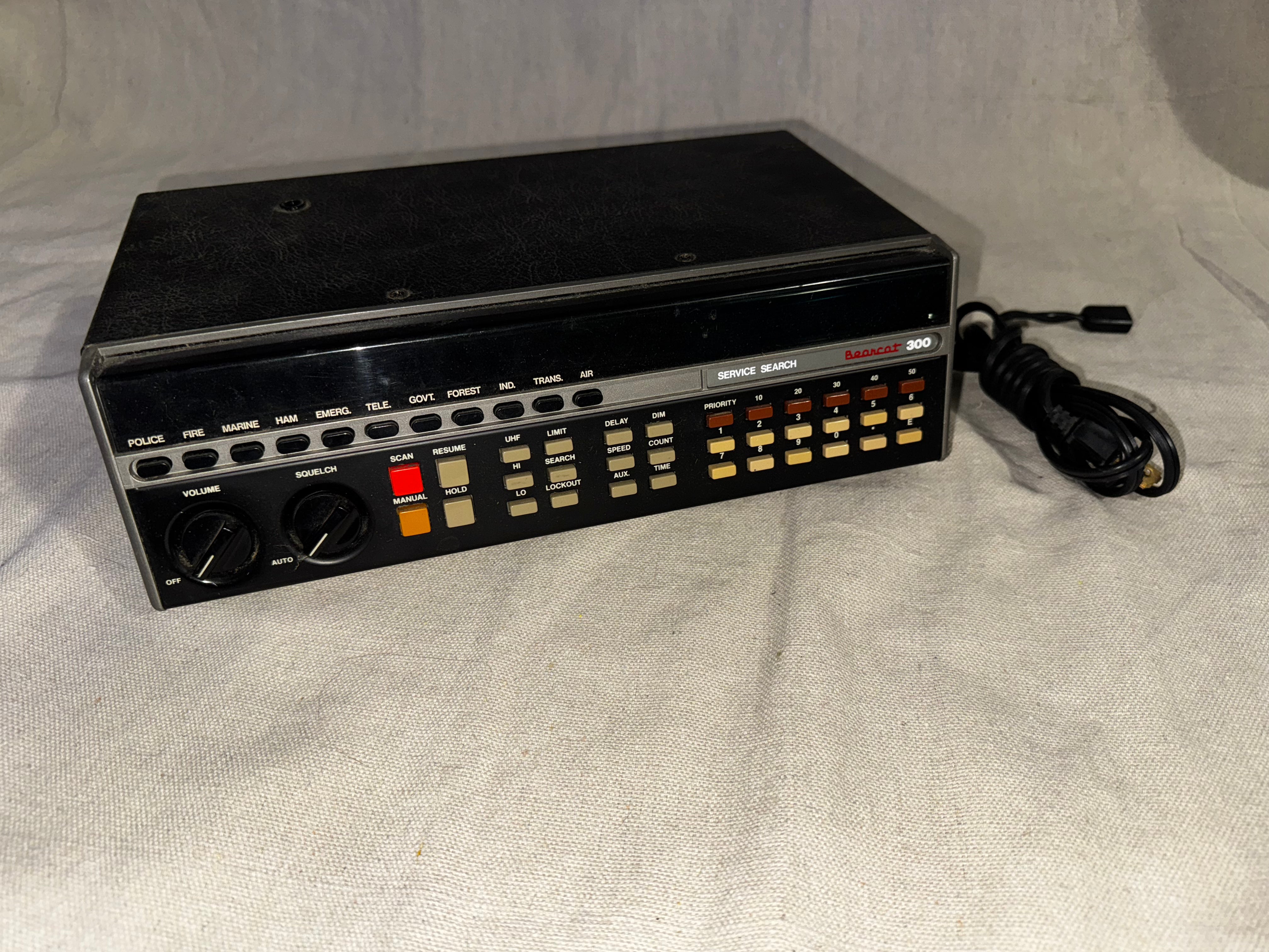 Bearcat BC-300 50ch Programmable Mobile Base Scanner Radio