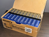 Sony L-830 BT Blank Sealed Betamax Tape Lot Of 10 Tapes