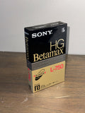 Sony L-750 BTHG Blank Sealed Betamax Tape Lot Of 10 Tapes