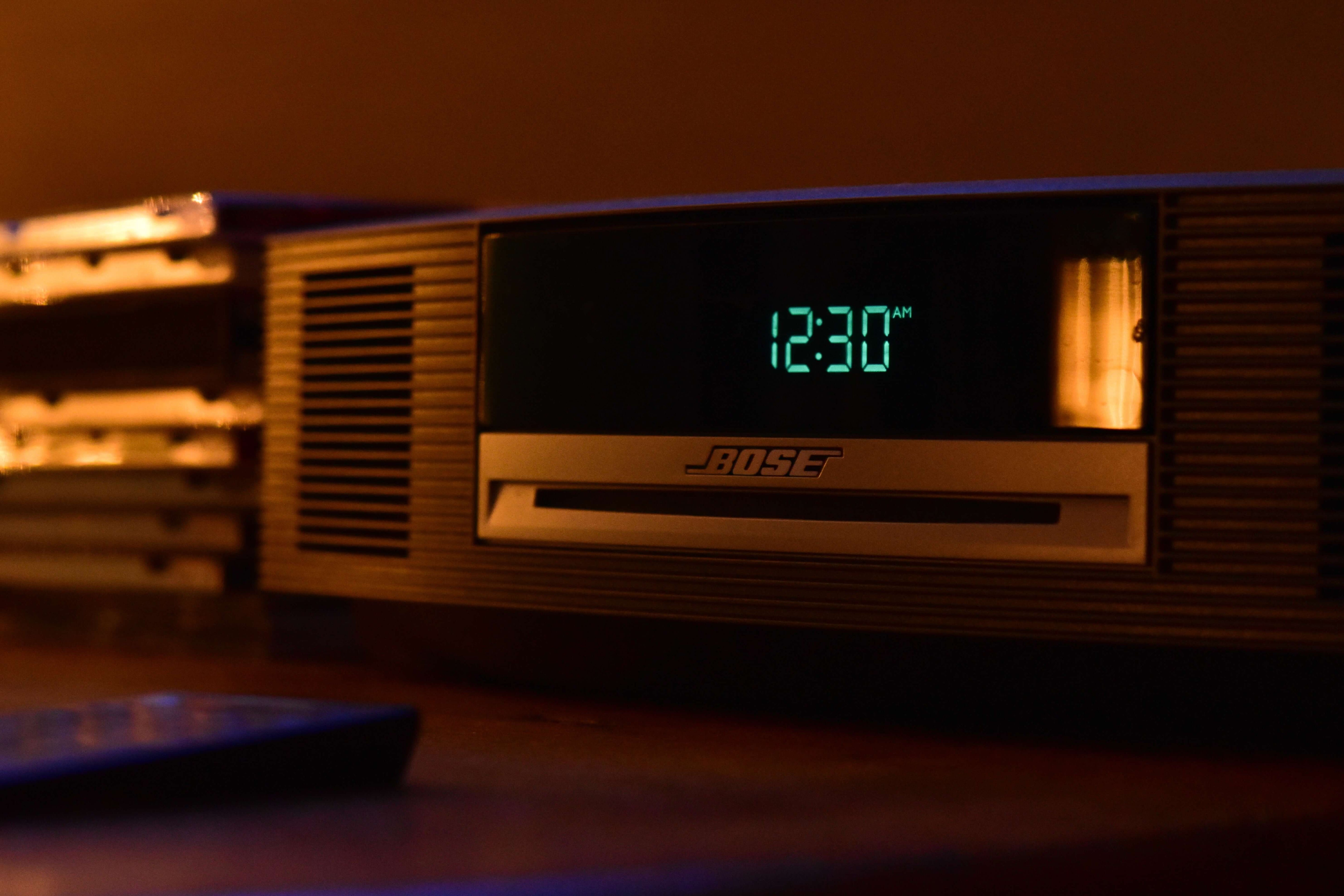 Bose Wave Music System AWRCC1 AWRCC2 AWRC1P AWR1-1W Mail In Repair Service digital display clock at 12:30