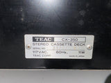 Serviced Teac CX-350 Vintage Cassette Deck