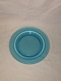 7.5” Clear Blue Plates - Set of 10