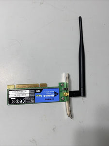 Linksys Wireless-G 2.4GHz 802.11g PCI Adapter Card WMP54G working FREE shipping!