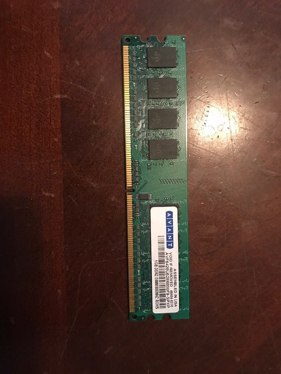 1GB Avant AVF6428U52E6800F9-SPXP DDR2 DIMM 800MHz Computer RAM