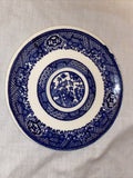 Blue Willow Style Vintage 6” Tea Saucer Plate