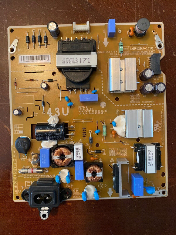 LG 43UM6910PUA Power Supply Board EAY64529501