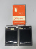 Lisco Regal 4x5 Cut Sheet Film Holder Plastic LOT of 2 With Box