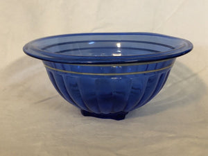 7.25” Blue Glass Bowl