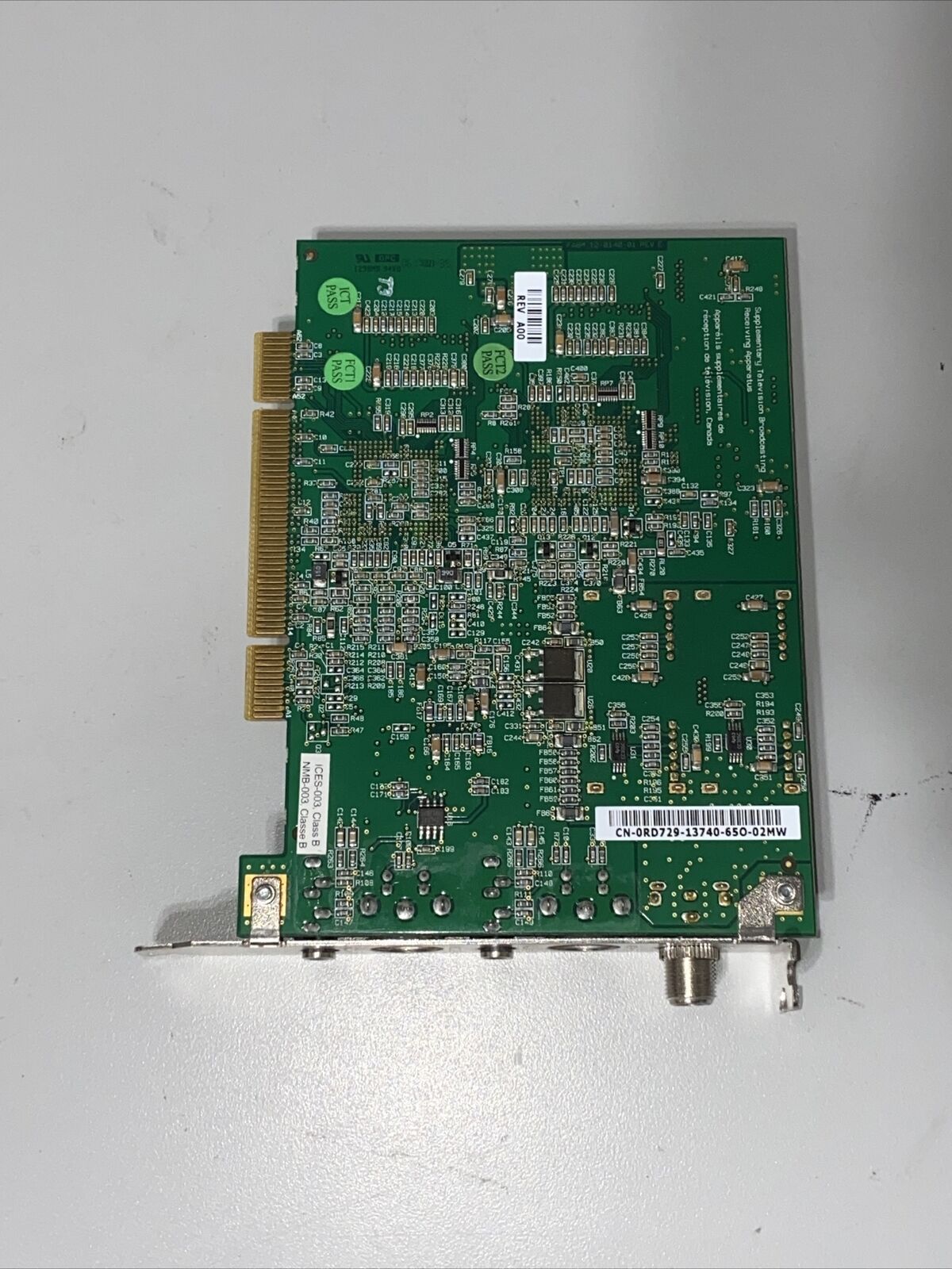 DELL TV CARD  card with Dual TV Tuners  PCI Card  RD729