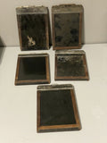 Antique Vintage Brown Wood 5x7 Camera Film Back Lot of 5 Film Backs