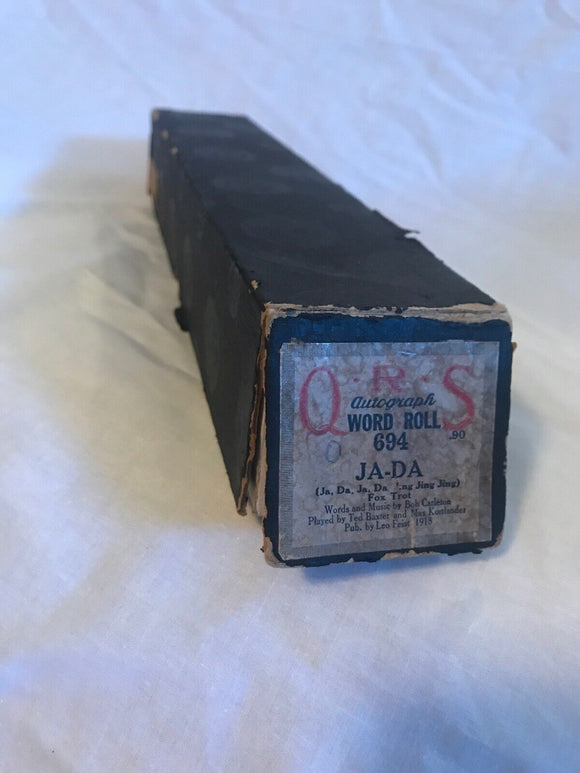 JA-DA - QRS 694 Player Piano Word Roll By Bob Carleton