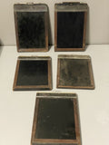 Antique Vintage Brown Wood 5x7 Camera Film Back Lot of 5 Film Backs