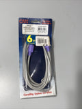 6FT PS/2 Cable, Keyboard / Mouse, PS/2 Male to PS/2 Male CC389-96KS