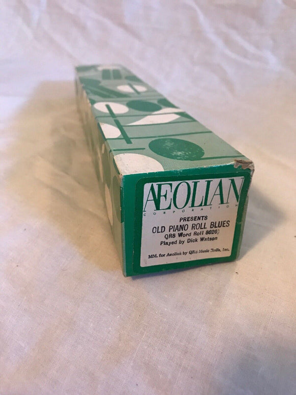 Aeolian Piano Roll “Old Piano Roll Blues” QRS 8626 Played By Dick Watson
