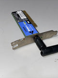 Linksys Wireless-G 2.4GHz 802.11g PCI Adapter Card WMP54G working FREE shipping!