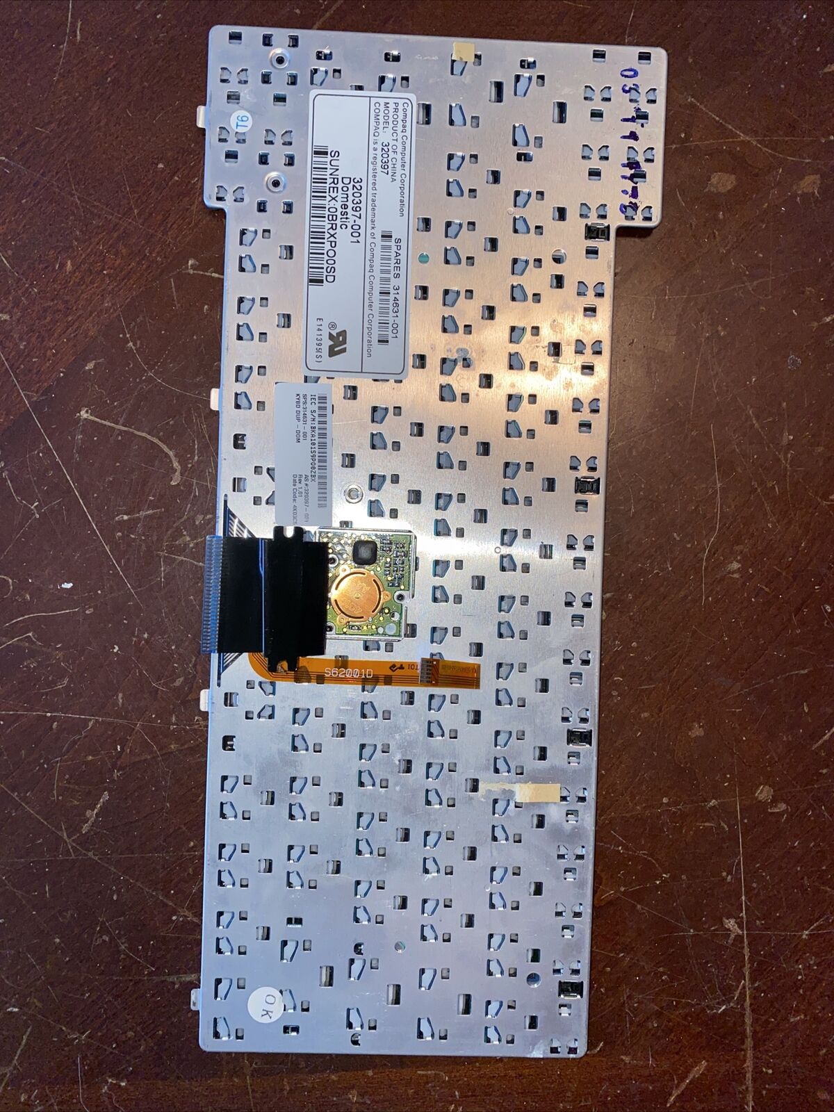 Compaq PP2040 Evo N620c Laptop Computer Replacement Keyboard