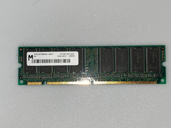 Micron 128 MB MT16LSDT1664AG-10EC7 MT16LSDT1664AG UDIMM PC100 NON-ECC