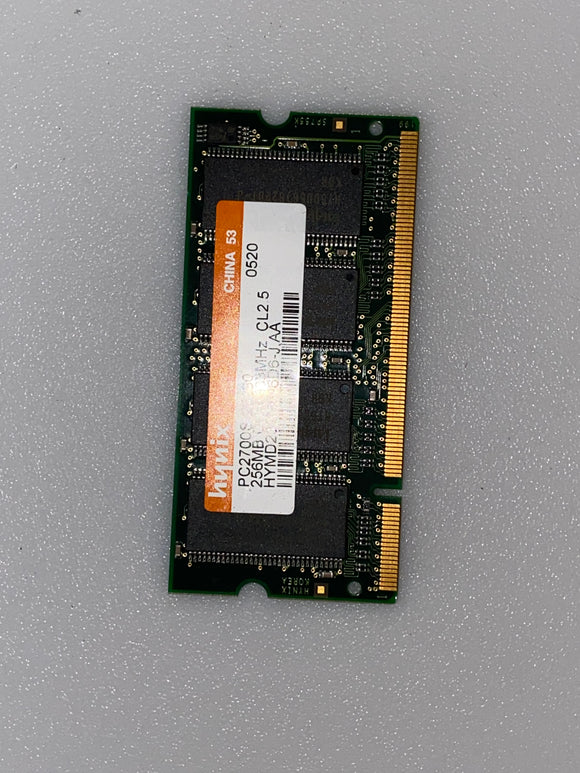 Hynix PC2700S-25330 DDR RAM 333 MHz 512 MB (2x 256 MB) Laptop Memory HYMD232M646D6