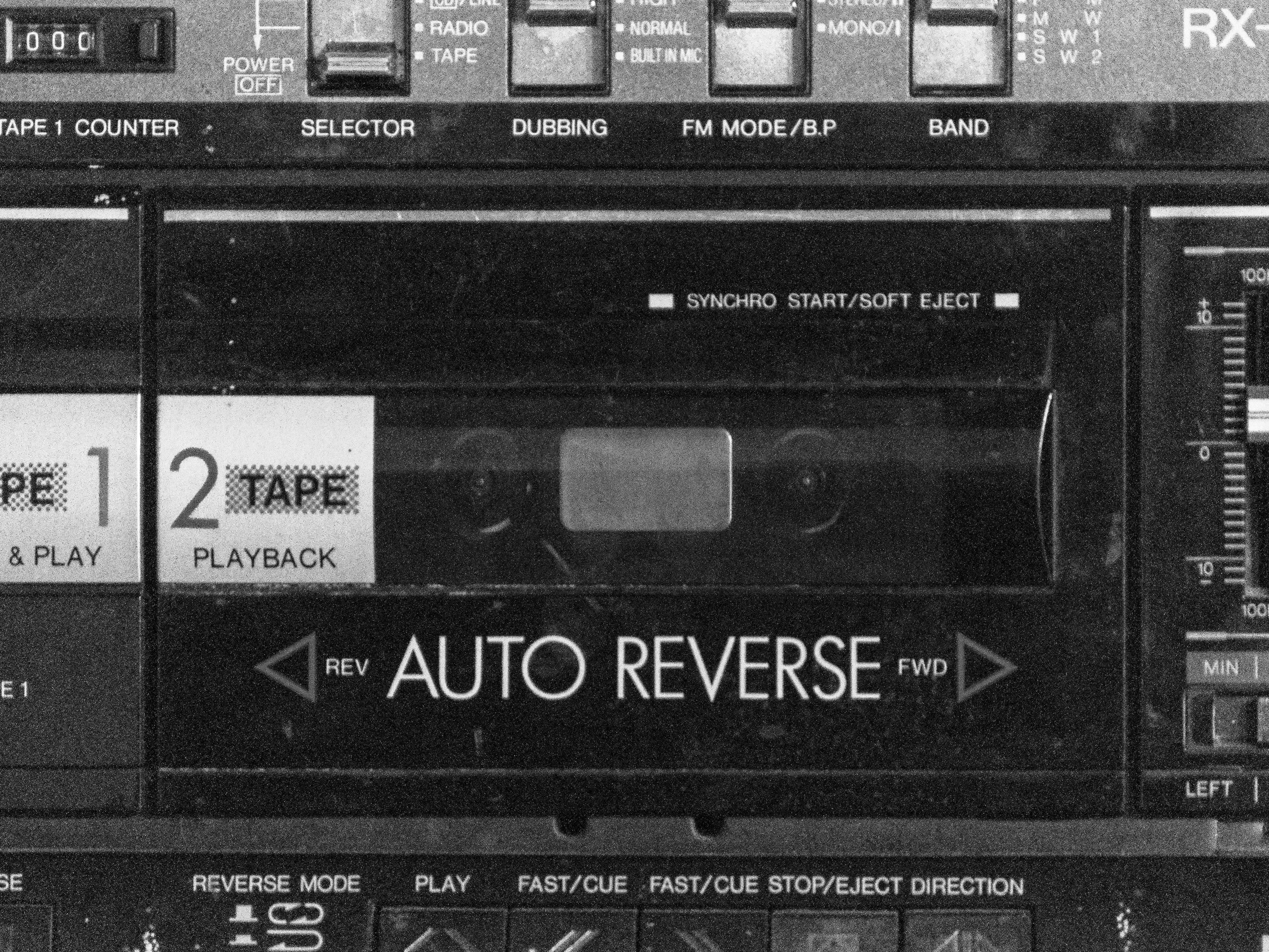 Cassette Tape Deck Mail In Repair Service Estimate with AUTO REVERSE function